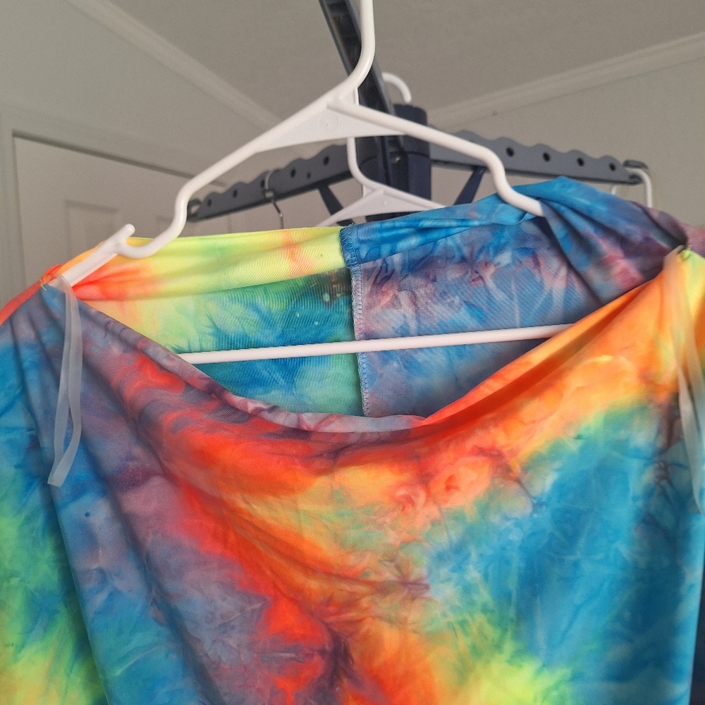 Vibrant Tie-Dye Women's Blouse